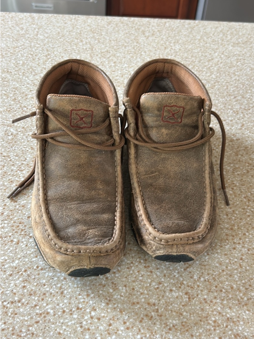 Twisted X Womens 6.5 Casual Moccasin Shoes in Brown